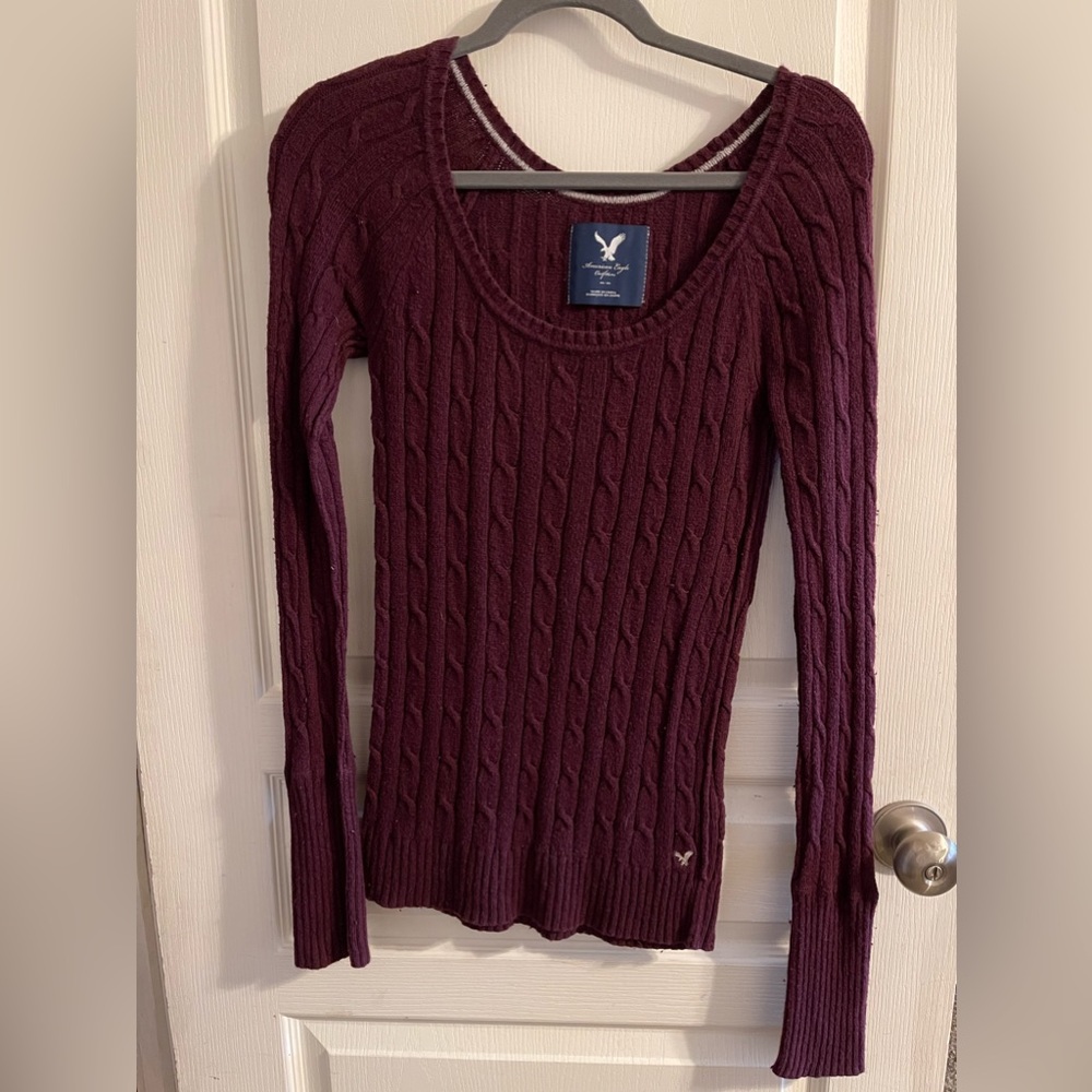 American Eagle Outfitters Women's Cable Knit Sweater